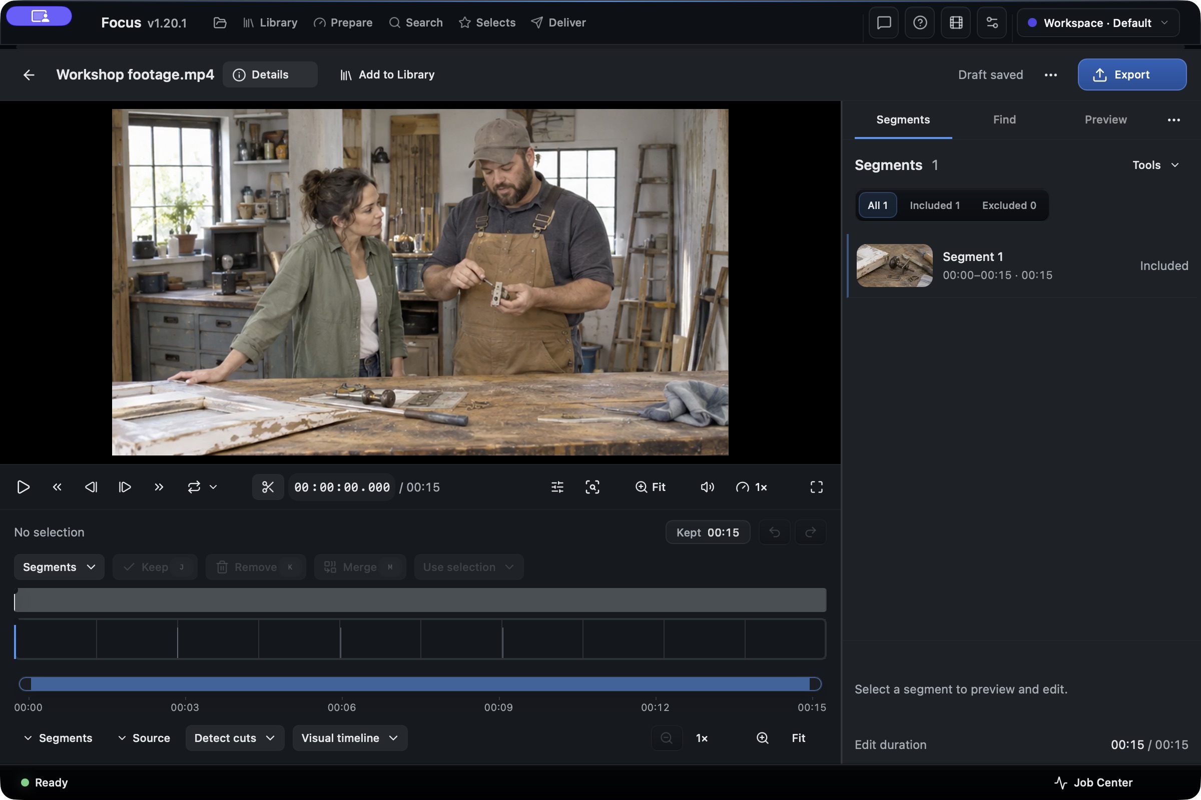 Focus app screenshot: Open the source in Quick Edit.